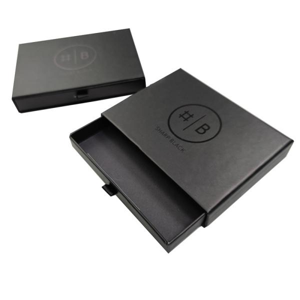 Buy cheap Matt Lamination Black Gift Box for Rectangle Products from Professional Manufacturers from wholesalers