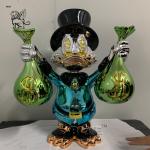Life Size Rich Resin Wealth Statues Fiberglass Monopoly Sculpture Spray Plating