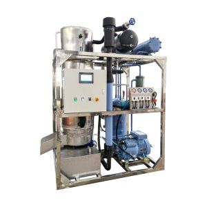 Buy cheap Large Capacity Tube Ice Machine Industrial Grade Tube Ice Machine Water Cooled Tube Ice Maker Designed with  PLC Control Systems and Water Cooler Tower from wholesalers