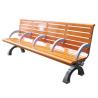 Buy cheap Waterproof Anti Rust Outdoor Wooden Bench With Cast Aluminium Material from wholesalers