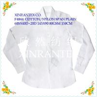 Buy cheap F4844 lady fashion shirt fabric C/N spandex plain 60SX40D+20D 145X90 80GSM 57/58 product