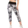 Buy cheap Printed Tie Dye Workout Pants Yoga Leggings High Elastic For Fat Women from wholesalers