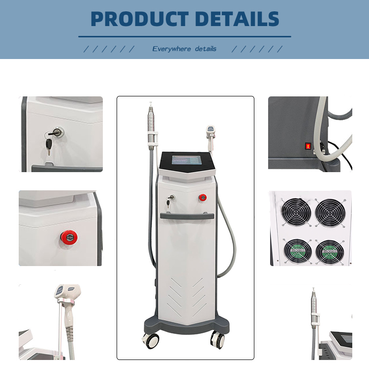 2021 Beauty Machine Hair Removal Picosecond Nd Yag Laser Tattoo Removal 808 Diode Laser Machine