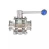 Buy cheap Three Pieces Welded Hygienic Butterfly Valves for FLASH SALE in SS304 / 316L Material from wholesalers