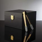 Cigar Whiskey Glass Wooden Gift Box, Old Fashioned Glass, Cooling Whiskey Stones