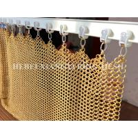 Buy cheap Gold Color Wm Serie Chainmail Ring Mesh Curtain For Architectural Design product