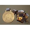 Buy cheap Custom Made Die Cast Metal Medals Background Sanded / Award Coins Medallions from wholesalers