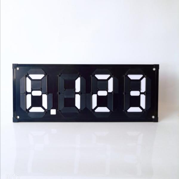 Buy cheap 700*280*10mm Translucent Fuel Price Flip Signs Led Digital Board For Gas Station from wholesalers