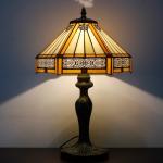 Buy cheap European 30cm Hotel Vintage Table Lamp Bar Bedroom Living Room Dormitory Hotel Handmade LED Glass Stained Table Lamp from wholesalers