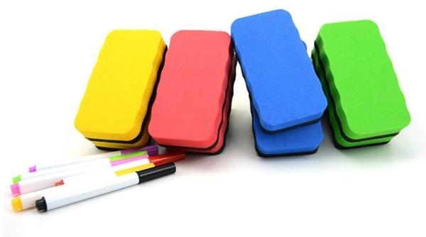 Buy cheap OEM small Magnetic Sponge EVA Felt Whiteboard Eraser for School Office from wholesalers
