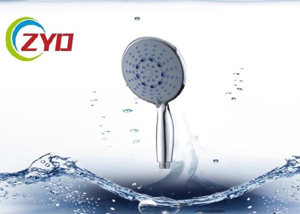Buy cheap Shower Room Hand Shower Head Round Shape 5.5kgs / Min Water Test Pressure from wholesalers