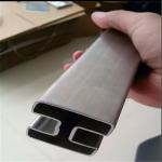 high qualit ystainless steel double slotted round tube 316 304 pipe