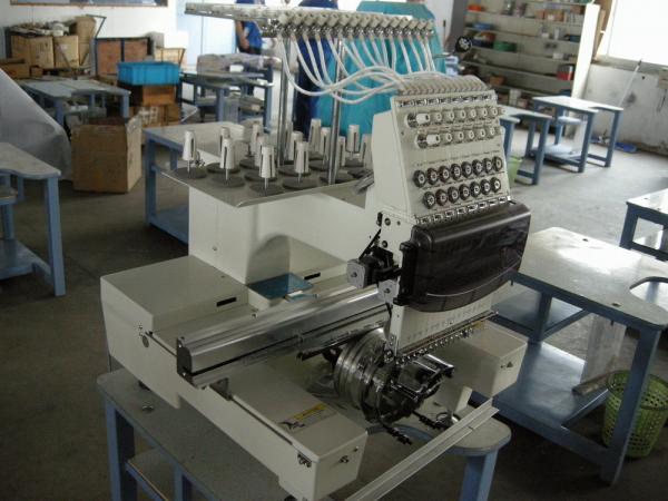Buy cheap Small Business Single Head Embroidery Machine , 12 Needle Embroidery Machine Industrial from wholesalers