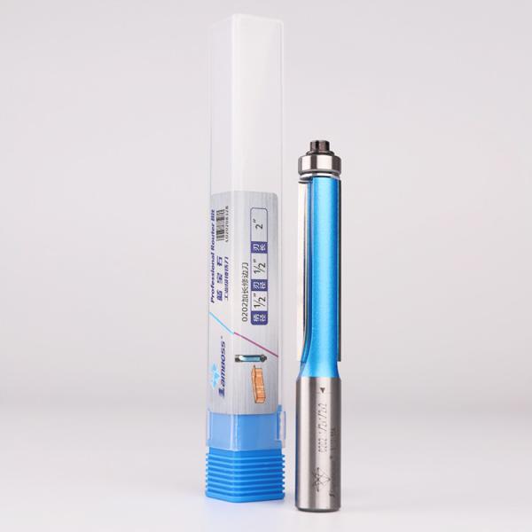 Buy cheap Carbide Straight Bearing Router Bits Double Edge Wear Resistant from wholesalers