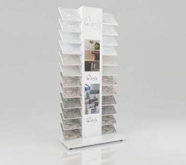 Buy cheap Multipurpose Showroom Floor Tile Display Rack Metal Popular Design from wholesalers