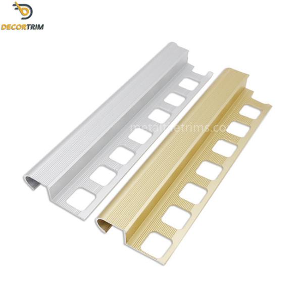 Buy cheap Edging For Porcelain Tiles Aluminum Tile Edging Straight Edge Of Tile Trim from wholesalers