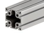 T / V Slotted Aluminum Extrusion Anodic Oxidation 100 - 200 Series 8 - 100100