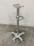 800-1020mm Cardiac Patient Monitor Trolley with 3 Inch Silent Wheels