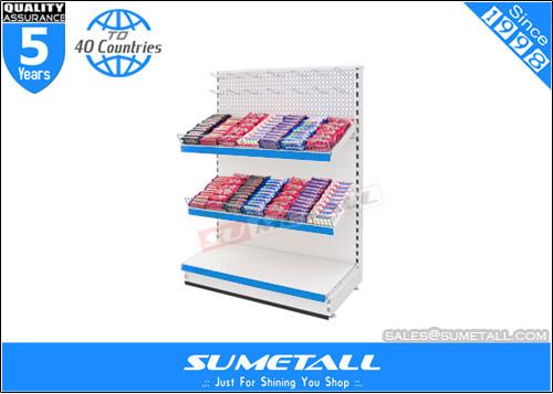 Buy cheap Single Side Shop Display Shelf / Merchandise Display Racks For Retail Store Supermarket from wholesalers