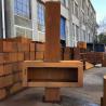Buy cheap Large Outdoor Corten Metal Wood Burning Chimeneas Freestanding Fireplace from wholesalers