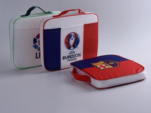 Buy cheap Promotional Printed Drawstring Bags / Football Fans Seat Cushions For Advertising from wholesalers