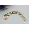 Buy cheap Popular luxury handbag hardware 10 mm width gold zinc alloy decorative metal chain with iron d rings from wholesalers