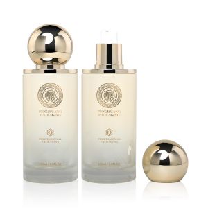 Buy cheap OEM Luxury Cosmetic Packaging Set With Round Ball Cap 150ml from wholesalers