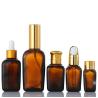 Buy cheap Cosmetics Square Glass Bottle , Custom Emulsion Lotion Brown Glass Bottles from wholesalers