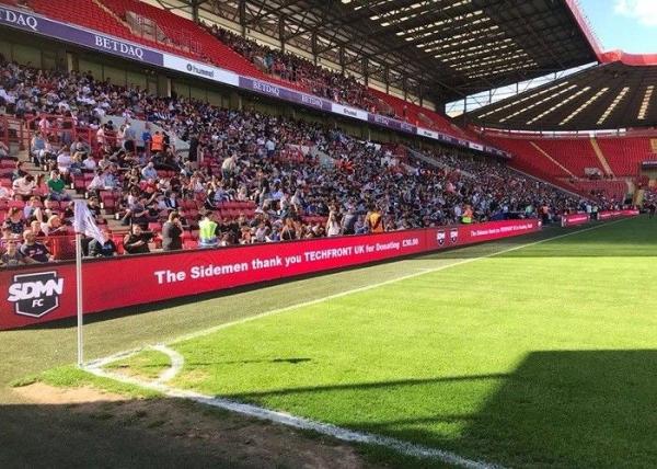Buy cheap Waterproof Outdoor Rental Led Screen P10 Football Stadium Panel 96*96 Resolution from wholesalers