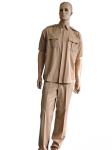 Buy cheap Tactical Khaki Uniform Set Short Sleeve & Straight-Leg 45% Wool for Men from wholesalers