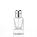 Perfume Glass Spray Bottles Thick Bottom Crimp Neck Square Parfum Bottle