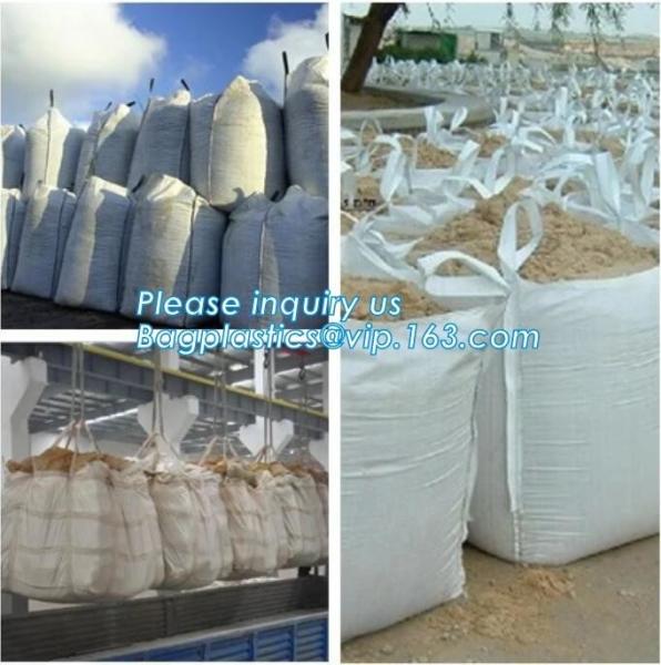Buy cheap PP woven big bags for packing 500kg goods,1 ton virgin PP woven factory manufacture baffled bulk big Bag, bagease, packa from wholesalers