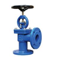 Buy cheap Flanged Angle Cast Iron Globe Valve DIN3356 Manual JIS Standard product