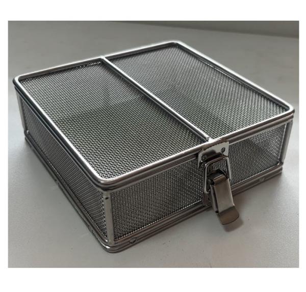 Buy cheap 304 316 Stainless Steel Mesh Tray Square For Cleaning Anti bacteria from wholesalers
