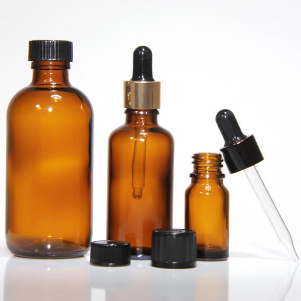 Buy cheap Custom Amber Eye Glass Dropper Bottles For Serum Cosmetic from wholesalers