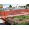 Buy cheap Temporary Plastic Construction Netting , HDPE Orange Construction Safety Fence from wholesalers