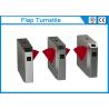 Buy cheap 304 Stainless Steel Flap Barrier Gate 35-40 Person / Min Speed 3 Pairs Infrared Sensor from wholesalers