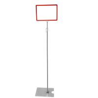 Buy cheap Custom Chrome-faced POS Sign Holder , POP Poster Display For Promotion Card product