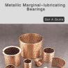 Buy cheap CuSn8 Metallic Perforated Flanged Bronze Bushings FB092 from wholesalers