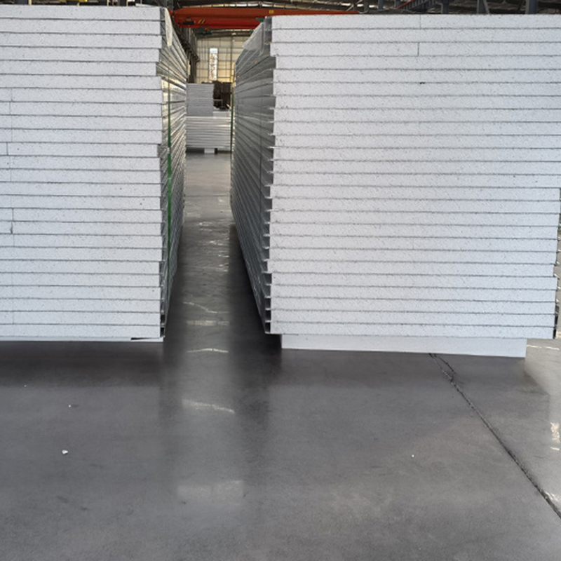 Water Resistant Color Steel EPS Sandwich Composite Insulation Wall Panel With Contemporary Design Style