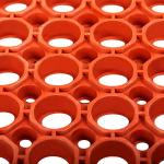 Lightweight Restaurant Rubber Floor Mat With Drainage Holes, Anti-Fatigue Mats,