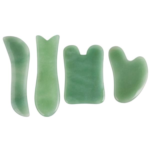 Buy cheap Green Aventurine stone Gua Sha Body Massage Jade Gua Sha board from wholesalers
