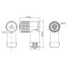Buy cheap RoHs EV Battery Connector , DC1000V Waterproof 2 Pin Plug And Socket from wholesalers