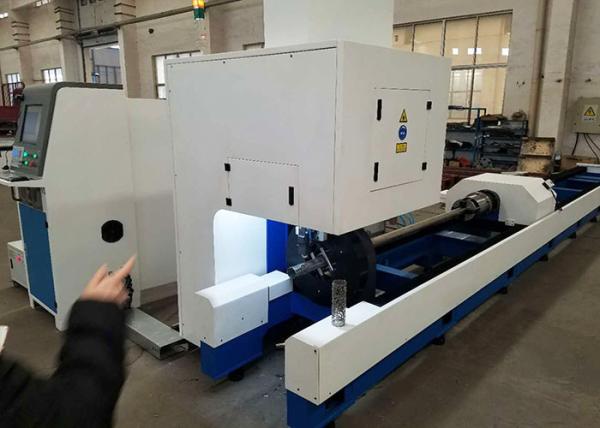 Buy cheap Customized Color Metal Tube Cutting Machine , 1000W 500W Tube CNC Pipe Cutter from wholesalers