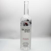 Buy cheap 1000ml Luxury Spirits Bottle Decal Frosted Decorative Glass Bottles product