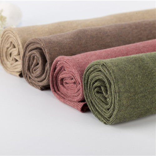 Breathable Solid Knit Fabric , 100% Cotton Combing Yarn Dyed Fabric