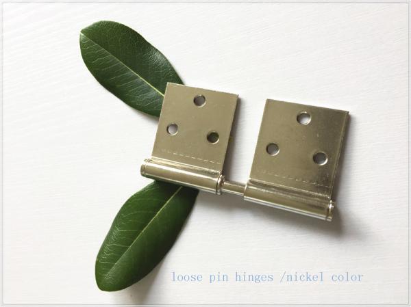 Buy cheap Detachable Heavy Duty Gate Hinges Nickel Plated High Durability Strong Inner Box Packing from wholesalers