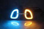 Toyota Corolla Corss 2022 Car DRL LED Daytime driving turn signal Lights