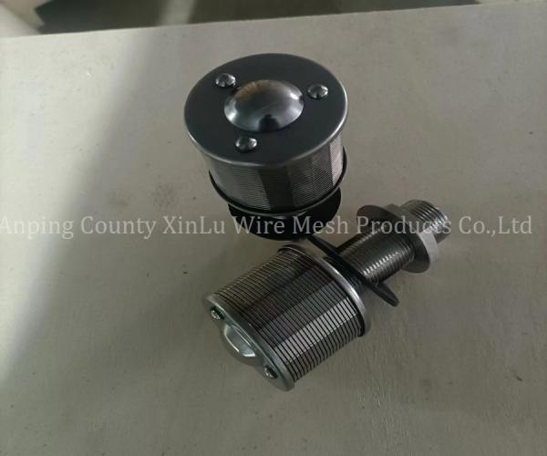 Buy cheap Water Gas Filtration Wedge Wire Vessel Water Filter Nozzle with 0.2-0.25mm Slot Size from wholesalers
