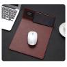 Buy cheap Custom Logo Pu Leather Multifunctional Rgb Mouse Pad Fast Wireless Charging from wholesalers
